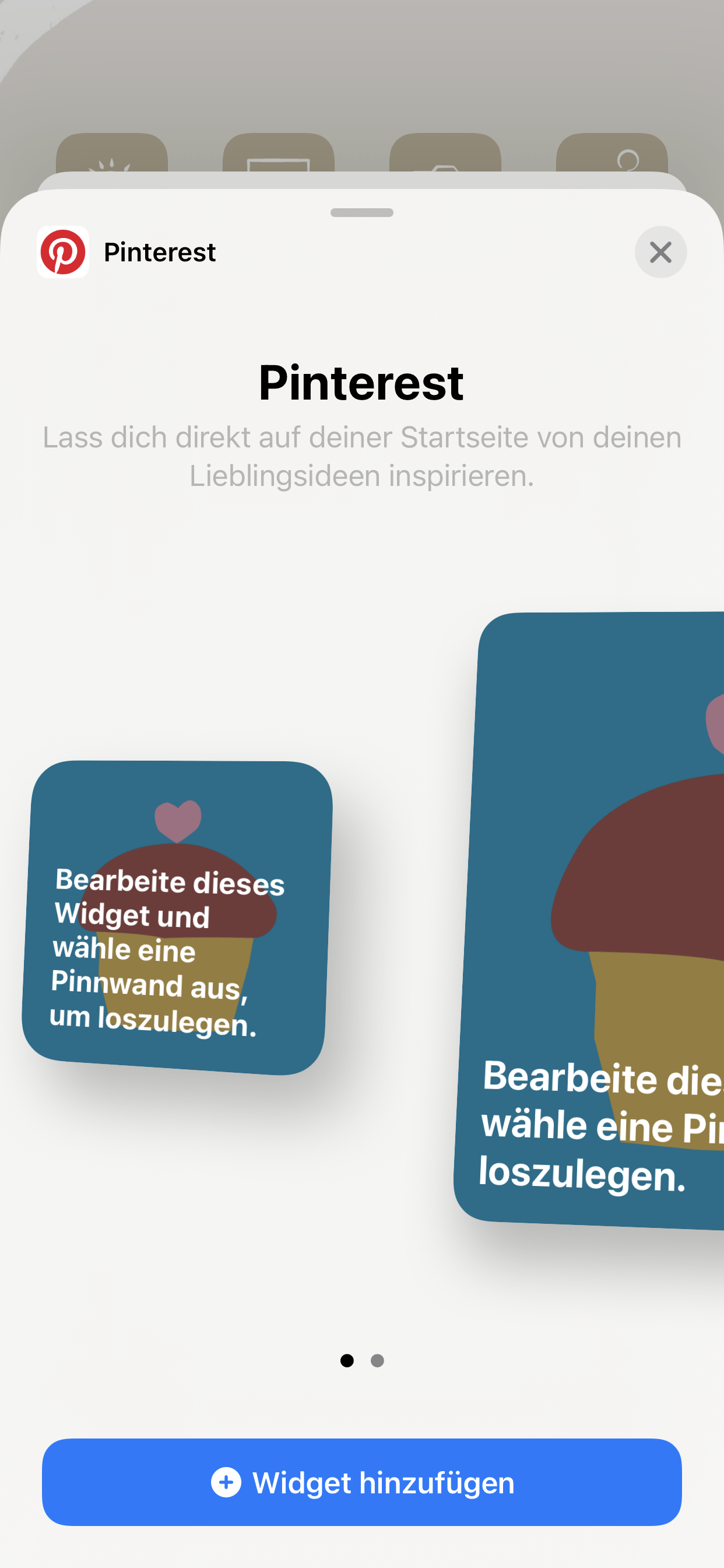 Pinterest Widget Bianca Schönbucher