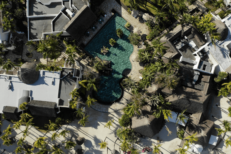 Pools Shangri-La Drohne