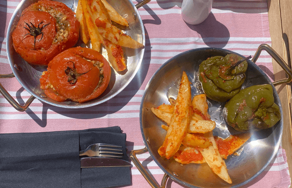 Vegan essen in Griechenland